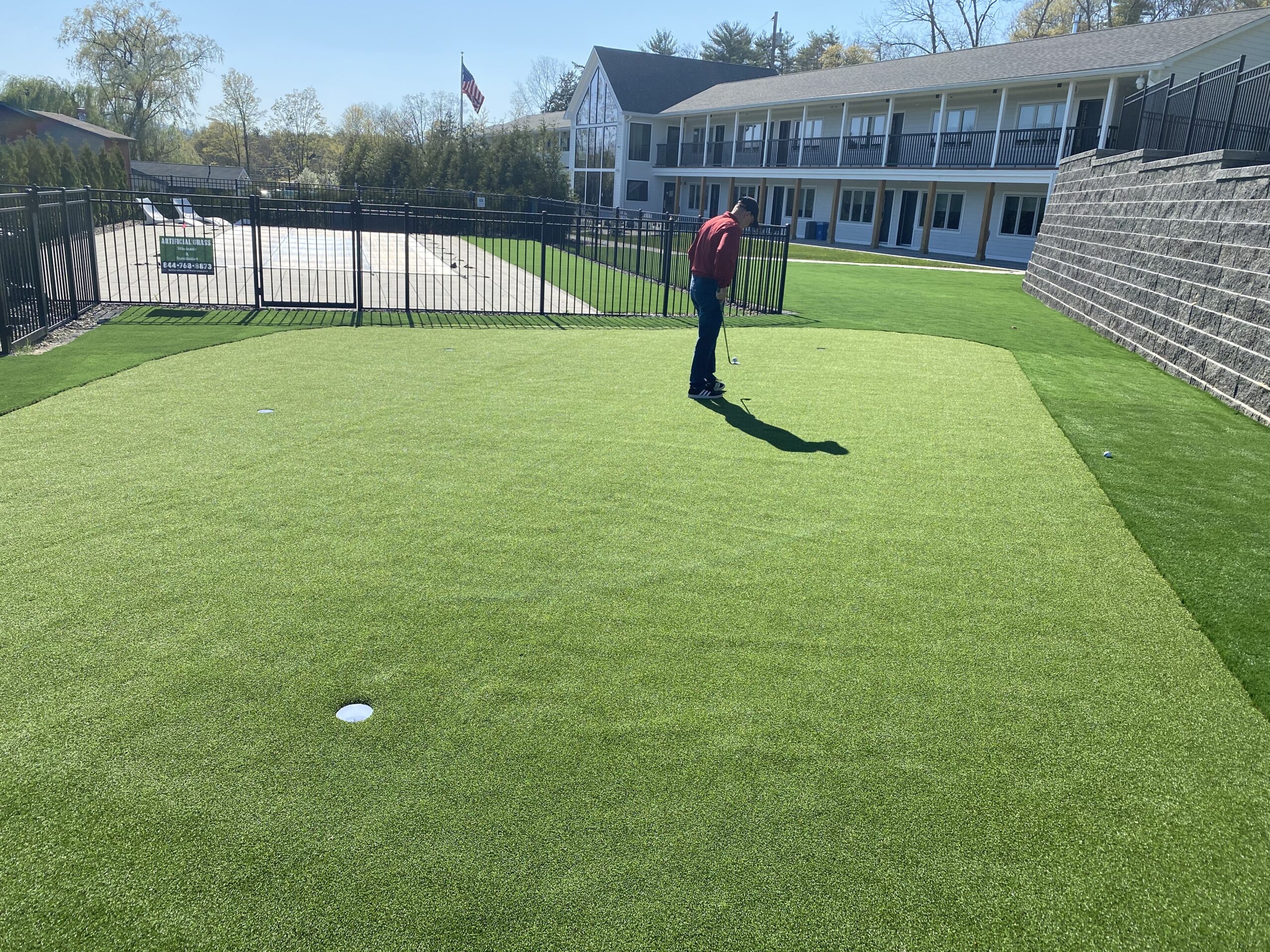 Putting Green Installation in Frisco, TX